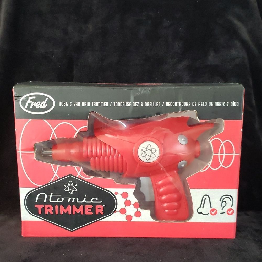 NWOT Fred & Friends Atomic Trimmer Electric Nose and Ear Hair Trimmer